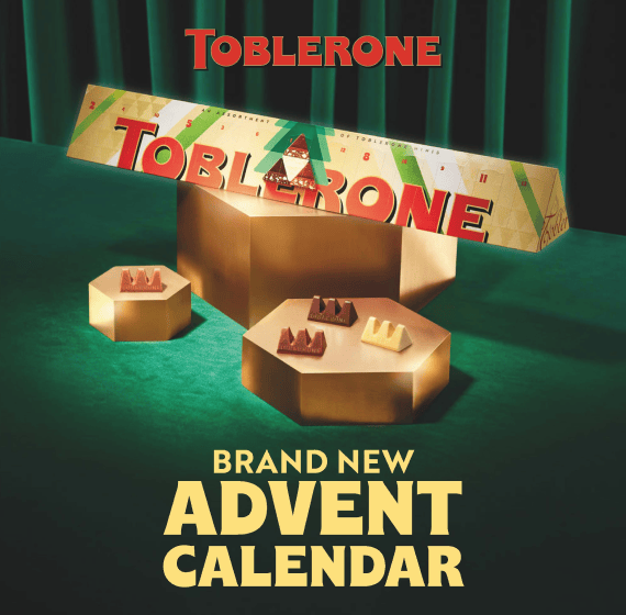 Toblerone Advent Calendar Creative Hero Campaign Photography Product