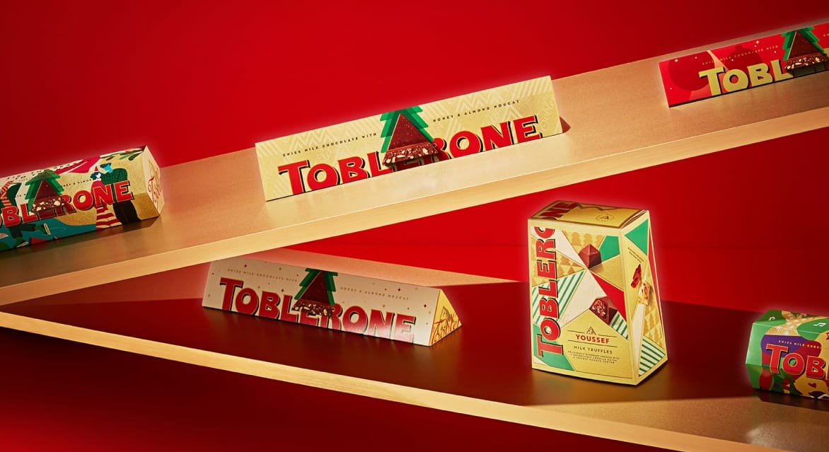 Toblerone Christmas  Creative Hero Campaign Photography Product