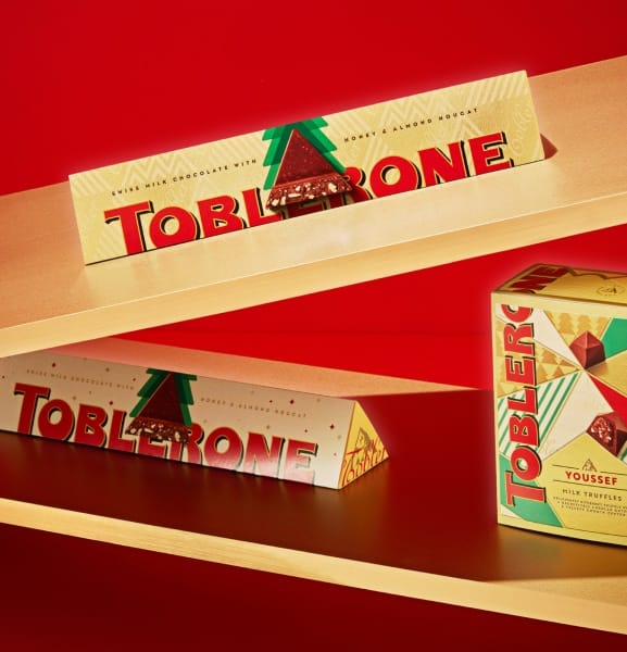 Toblerone Christmas  Creative Advertising Campaign Photography Product